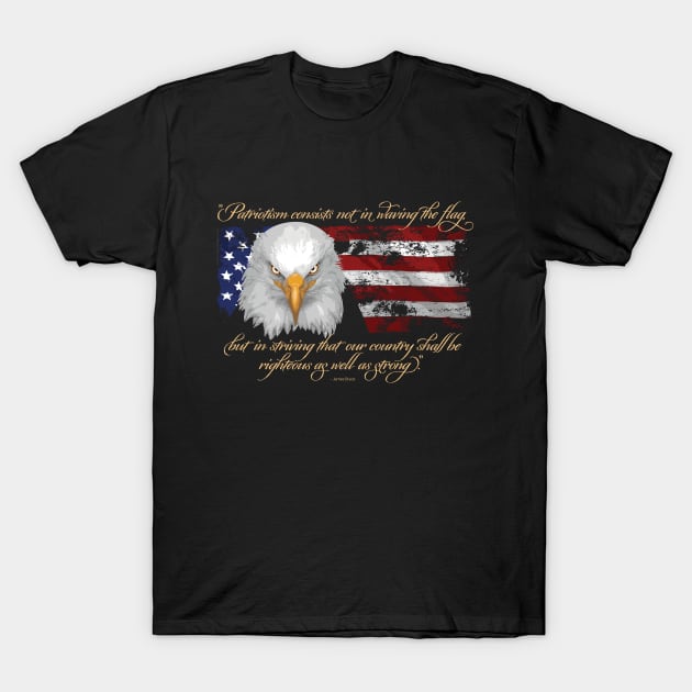 Righteous Patriotism T-Shirt by eBrushDesign